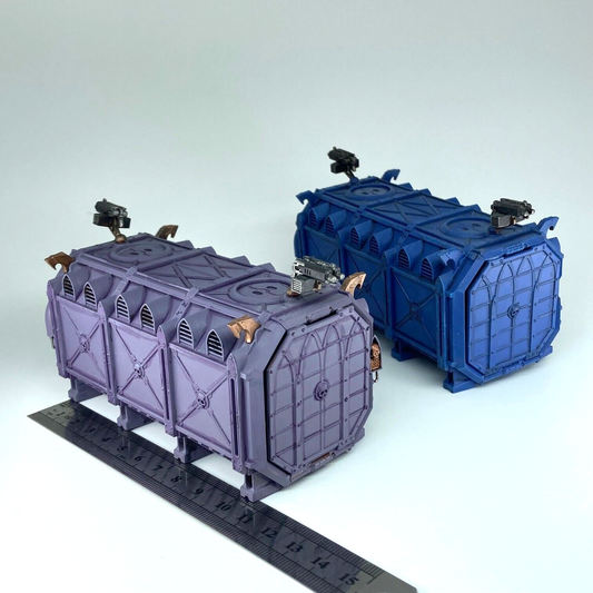 Munitorum Armoured Containers Scenery - Warhammer 40k Games Workshop Painted 2