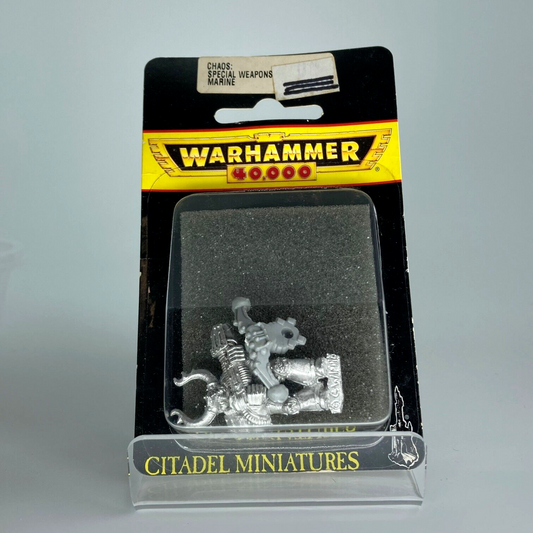 Chaos Plasma Gunner Chaos Space Marines Blister - Warhammer 40K Metal C477