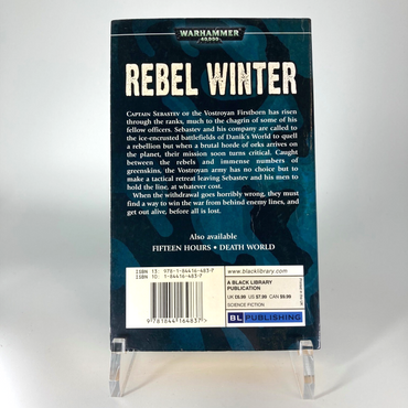 Rebel Winter - Steve Parker 2007 - Paperback - Warhammer Black Library M1768