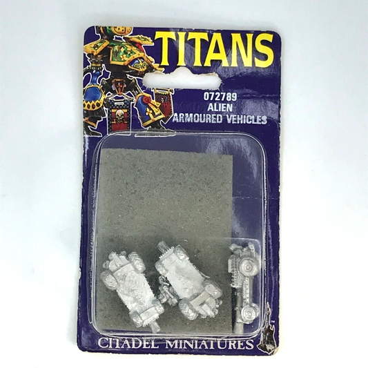 Titans Alien Armoured Vehicles Blister - OOP - Epic Armageddon Warhammer C699