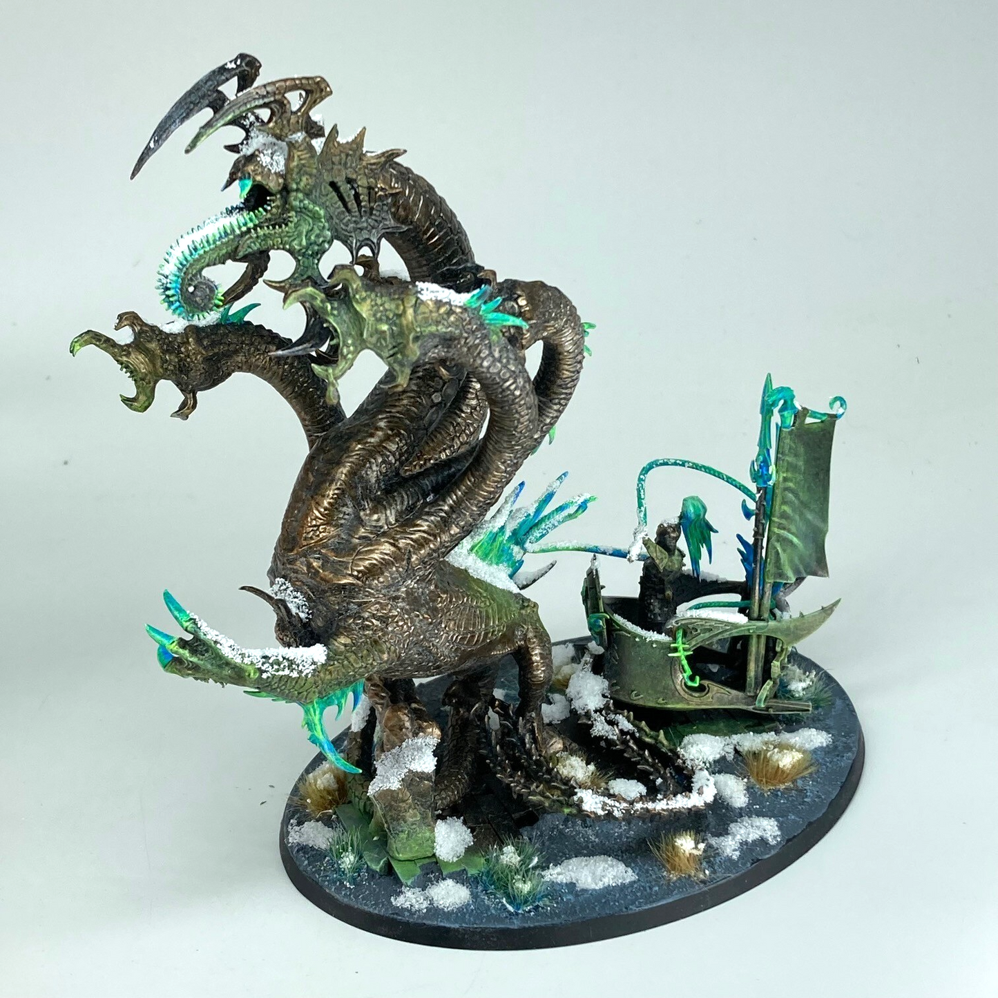 War Hydra Kitbash Dark Elves Cities of Sigmar - Warhammer Age of Sigmar Painted