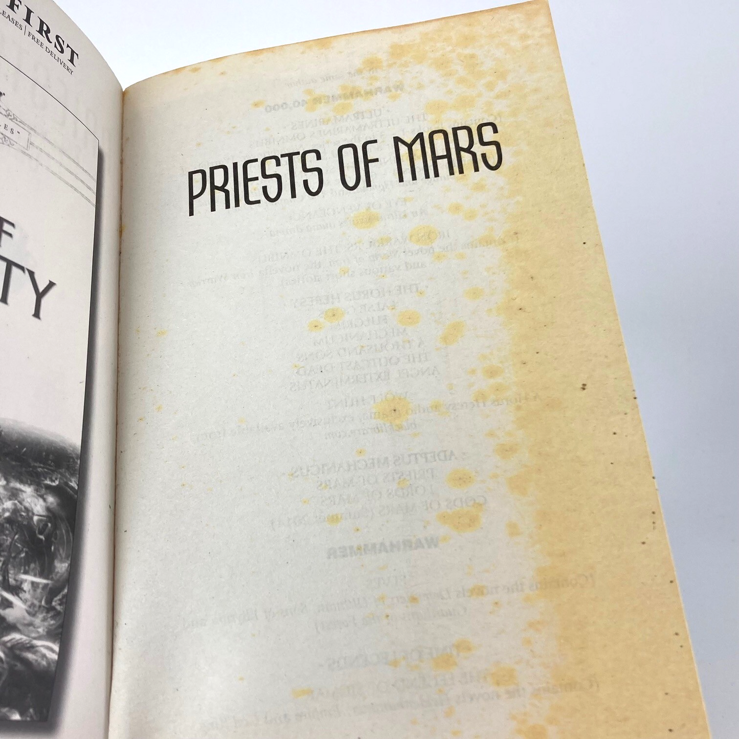 Priests Of Mars - Graham McNeill 2013 Black Library Warhammer 40K GW M1604