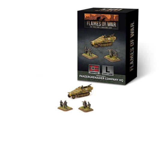German Armoured Panzergrenadier Company HQ - Late-War Brand New - Flames of War