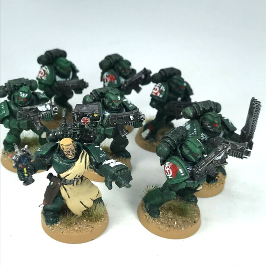 Dark Angels Squad Space Marines Painted - Warhammer 40K C1840