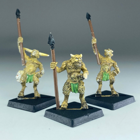 Ungor with Spears - Chaos Beastmen - Classic Metal Warhammer Fantasy X13944