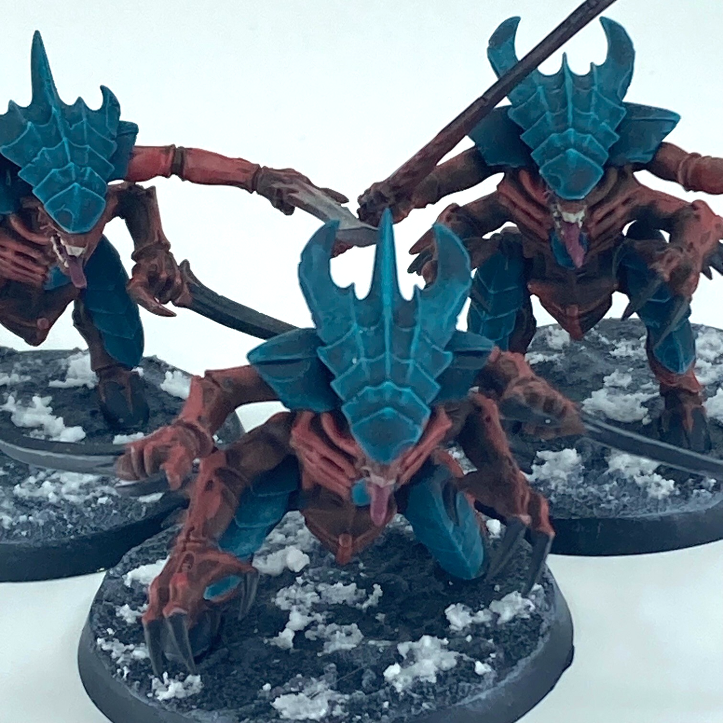 Tyranid Warriors - Tyranids - Warhammer 40K Games Workshop Painted C6234
