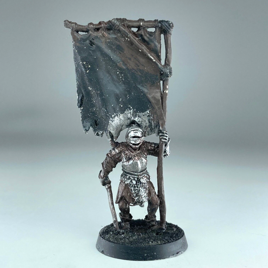 Mordor Orc Standard Bearer - LOTR Warhammer / Lord of the Rings Metal X3034