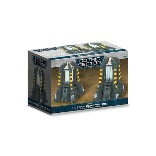 Legion Plasma Generators - Painted 1:56 Terrain - Brand New - Gothic Sector