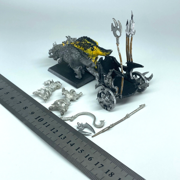 Cold One Chariot - Dark Elves - Warhammer Fantasy Classic Metal Citadel C6323