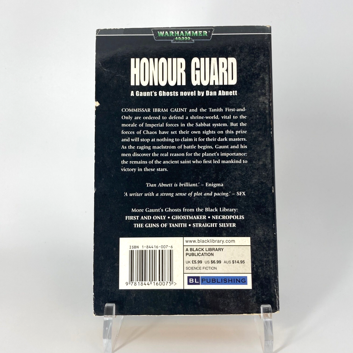 Gaunt's Ghosts Honour Guard (2003) Dan Abnett Black Library Warhammer 40k M1695