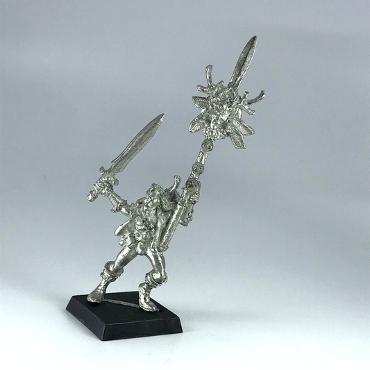 Wood Elves Standard Bearer Elf Citadel - Warhammer Fantasy Metal GW X5450