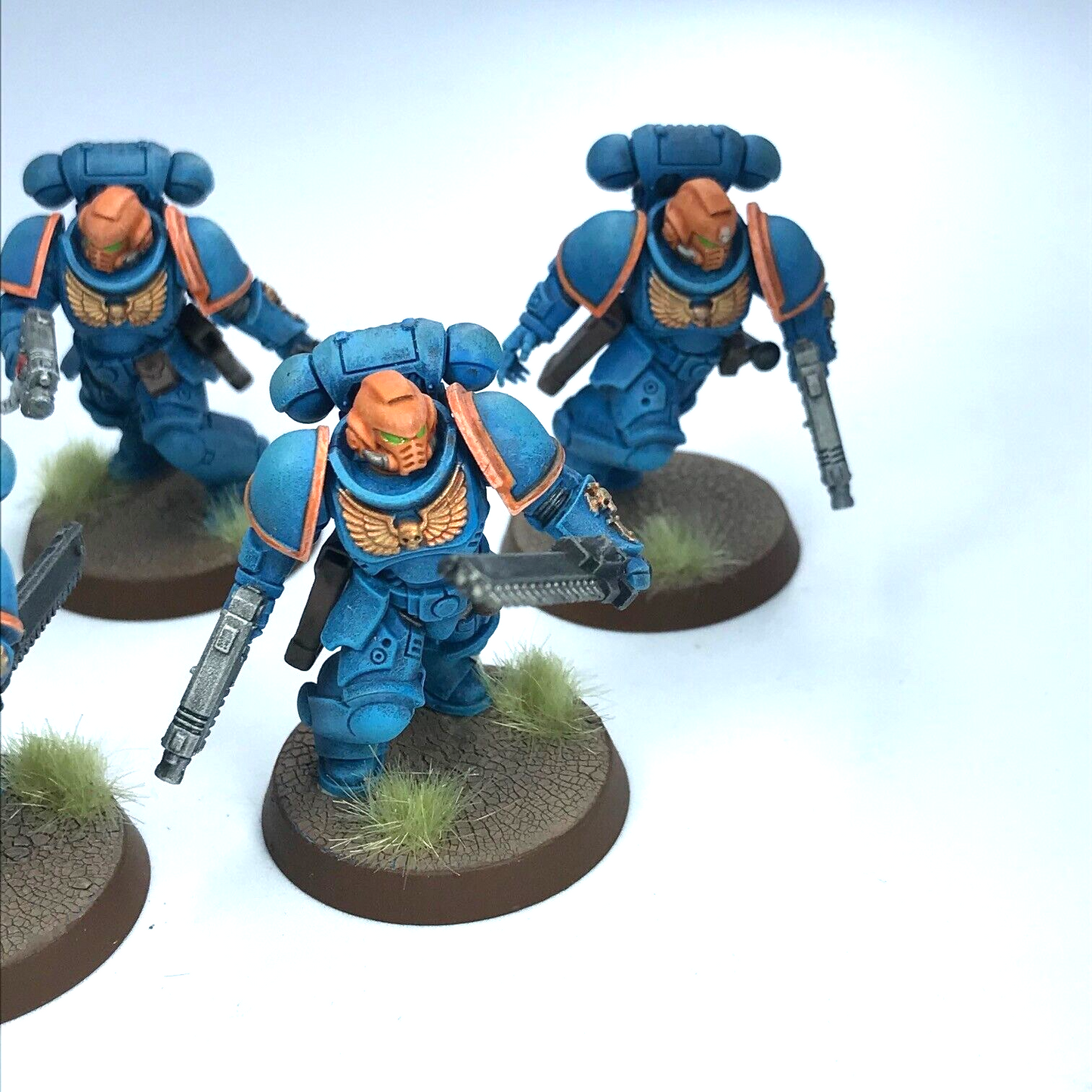 Space Marine Assault Intercessors - Painted - Warhammer 40K C3352