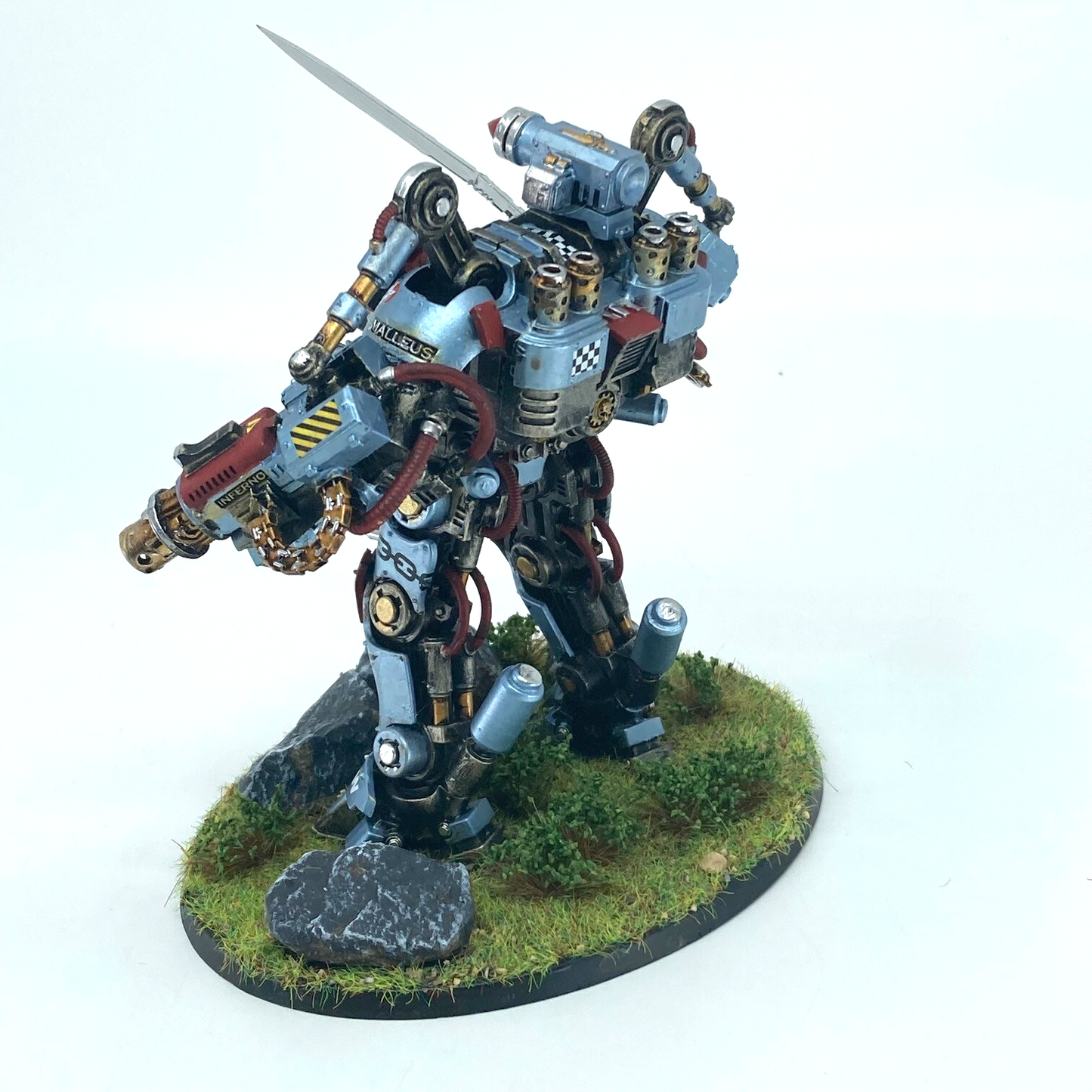 Grey Knights Nemesis Dreadknight Space Marines - Painted - Warhammer 40k (9)