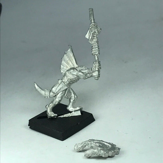 Metal Classic Skink Standard Bearer Command - Warhammer Fantasy X233