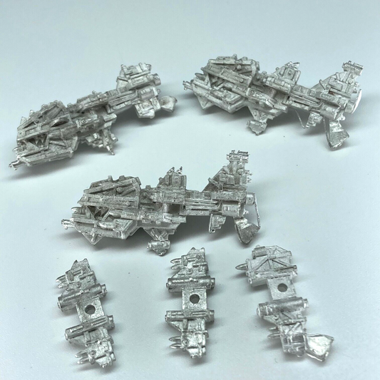 Ork Ravager Attack Ships - Battlefleet Gothic Warhammer Metal GW X8494