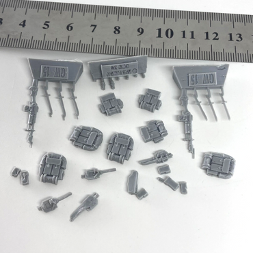 Death Korps Of Krieg Resin Parts / Kitbash Imperial Guard - Warhammer 40K X14498