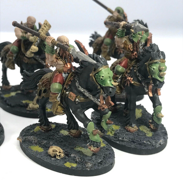 Chaos Marauders Cavalry Nurgle Chaos - Painted - Warhammer Age of Sigmar BOX13