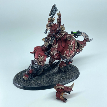 Khorne Lord On Juggernaut - Chaos Space Marines - Painted Warhammer 40k GW C6547