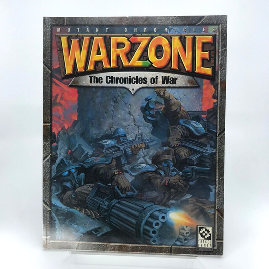 Warzone The Chronicles Of War Mutant Chronicles Rulebook Target Games D360