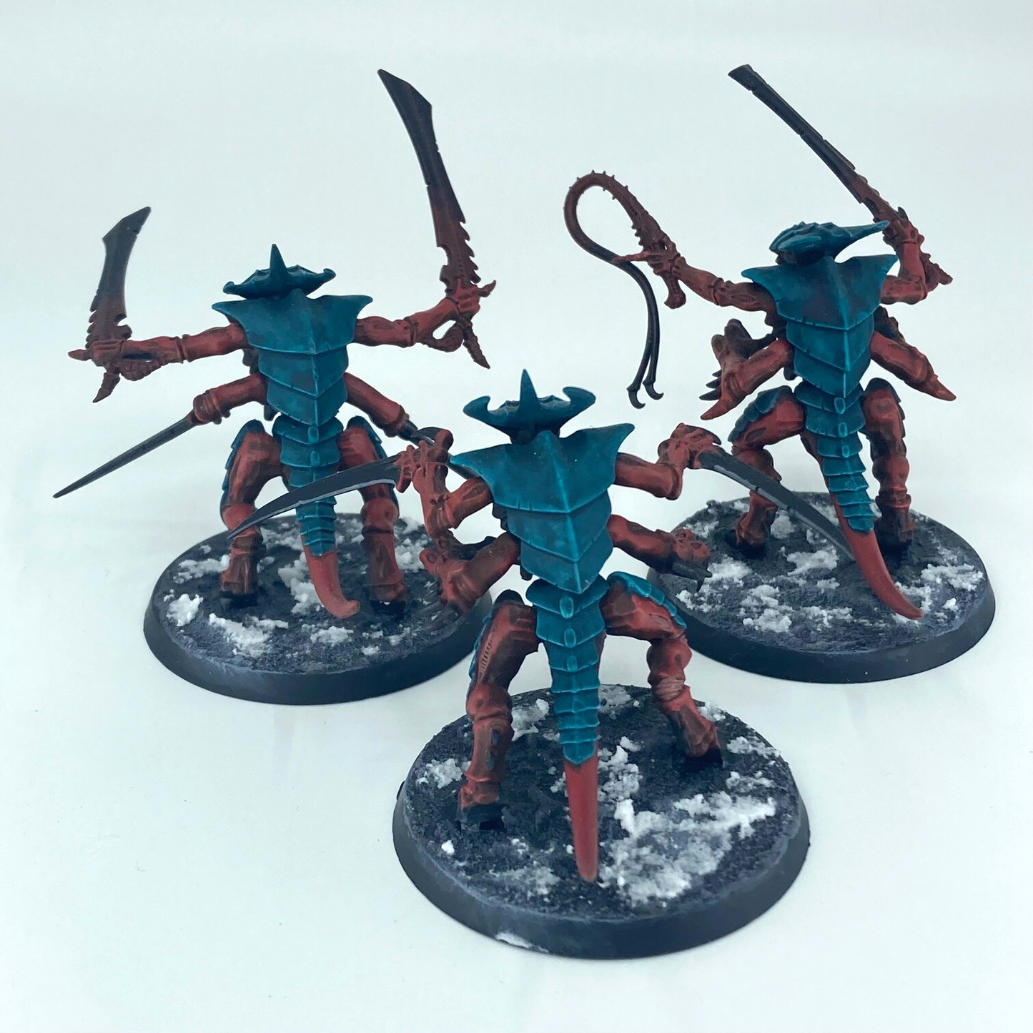 Tyranid Warriors - Tyranids - Warhammer 40K Games Workshop Painted C6234