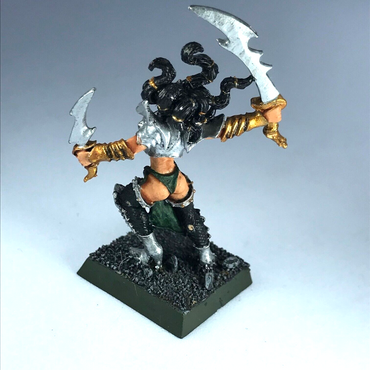 Classic Metal Witch Elf Dark Elf Elves - Painted - Warhammer Fantasy X13478