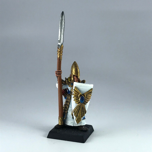 High Elves Lothern Seaguard with Spear - Painted Warhammer Fantasy Metal X5631
