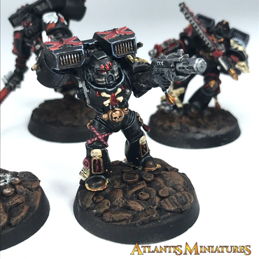 Painted Blood Angels Death Company Space Marines - Warhammer 40K C1075