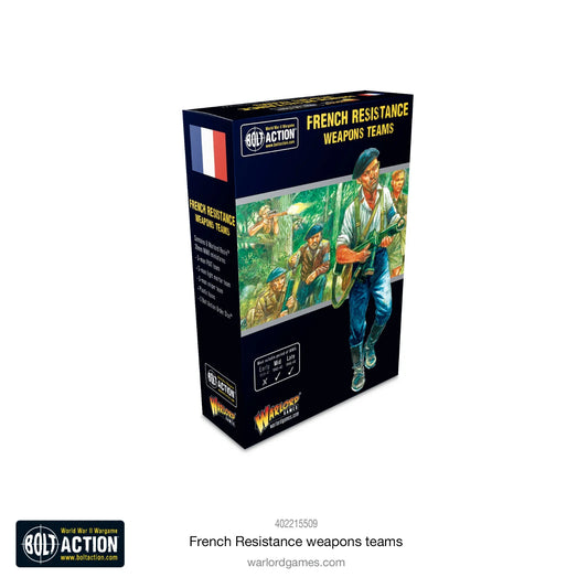 French Resistance Weapons Teams - Warlord Games Bolt Action Miniatures