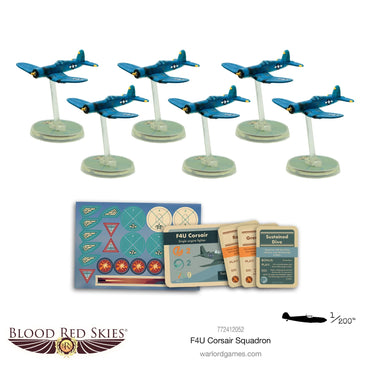 Blood Red Skies: F4U Corsair Squadron - Bolt Action Warlord Games Miniatures