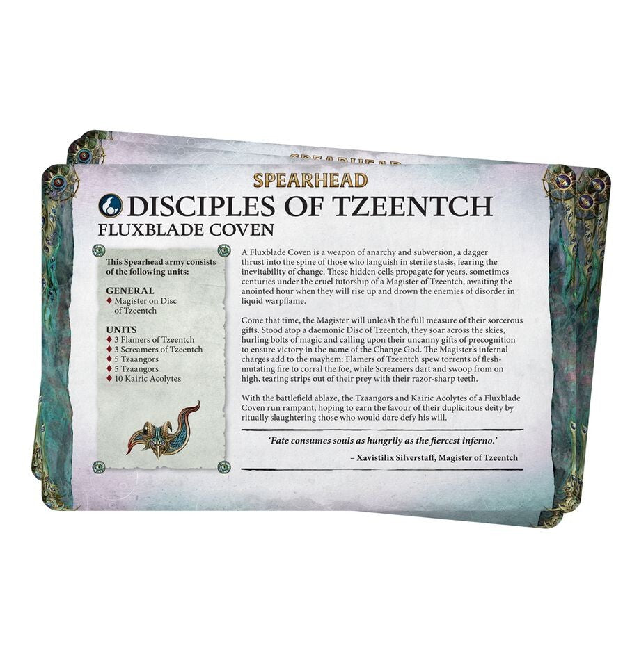Disciples Of Tzeentch Faction Pack - Brand New - Warhammer Age Of Sigmar GW
