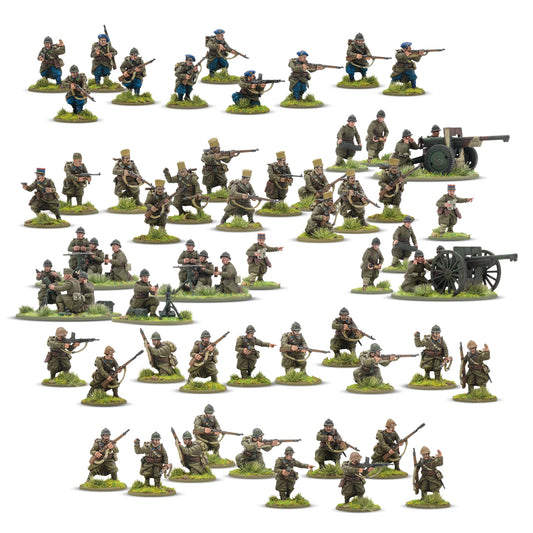 Pre-order: Hold The Line! French Starter Army - Bolt Action - Warlord Games - Brand New