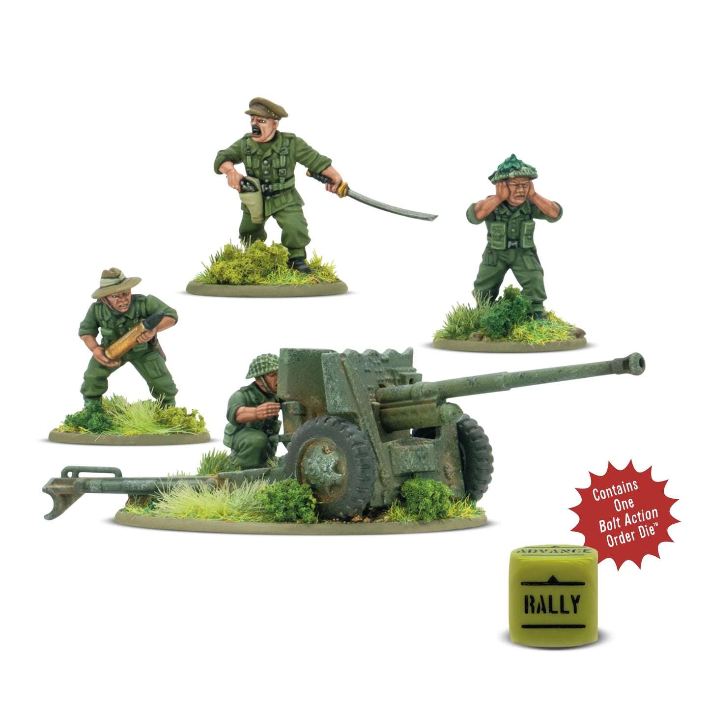 Pre-order: British 6-pounder Anti-Tank gun - Bolt Action - Warlord Games - Brand New