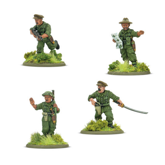 Pre-order: Gurkha Platoon Commanders - Bolt Action - Warlord Games - Brand New