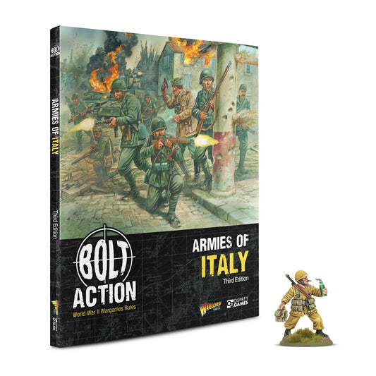 Pre-order: Armies of Italy Rulebook & Miniature - Bolt Action - Warlord Games - Brand New
