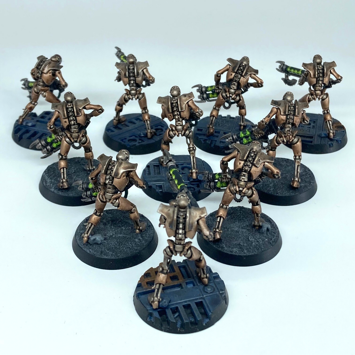 Necron Warriors Squadron - Necrons - Painted Warhammer 40K Games Workshop C2278
