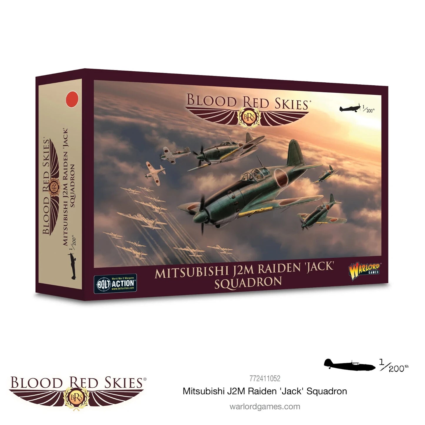 Blood Red Skies: Mitsubishi J2M Raiden Squadron - Bolt Action Warlord Games