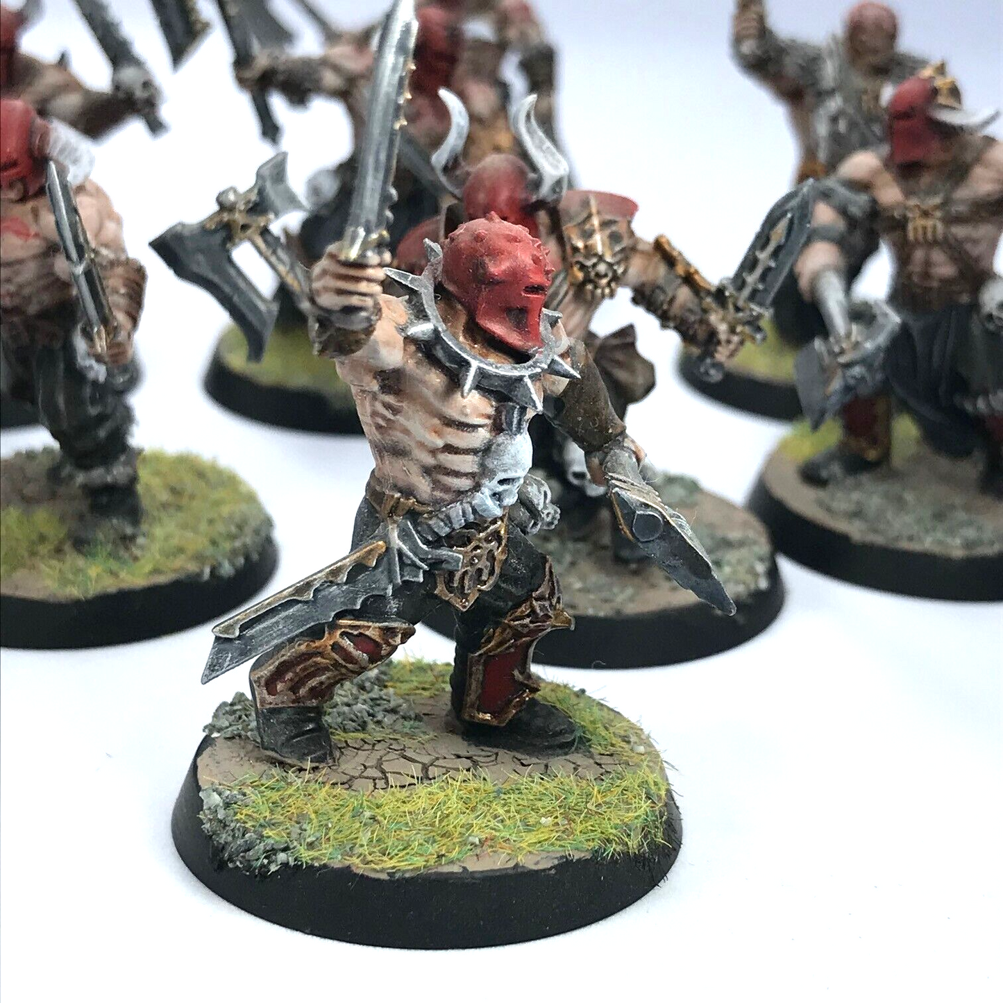 Bloodreaver Blades of Khorne Chaos - Painted - Warhammer Age of Sigmar C1861