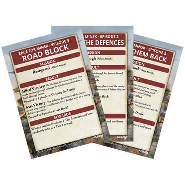 Race For Minsk - Ace Campaign Card Pack - Brand New - Flames of War