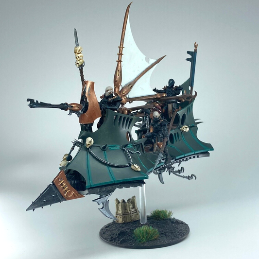 Drukhari Ravager Ship Dark Eldar - Painted - Warhammer 40K Games Workshop (4)