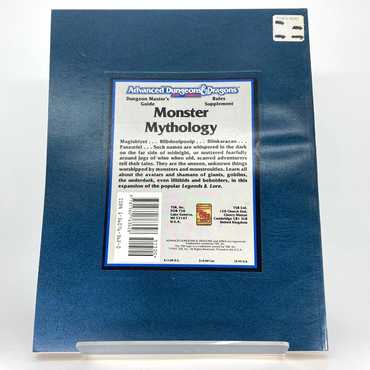Monster Mythology Handbook 2nd Edition - AD&D Dungeons and Dragons M777