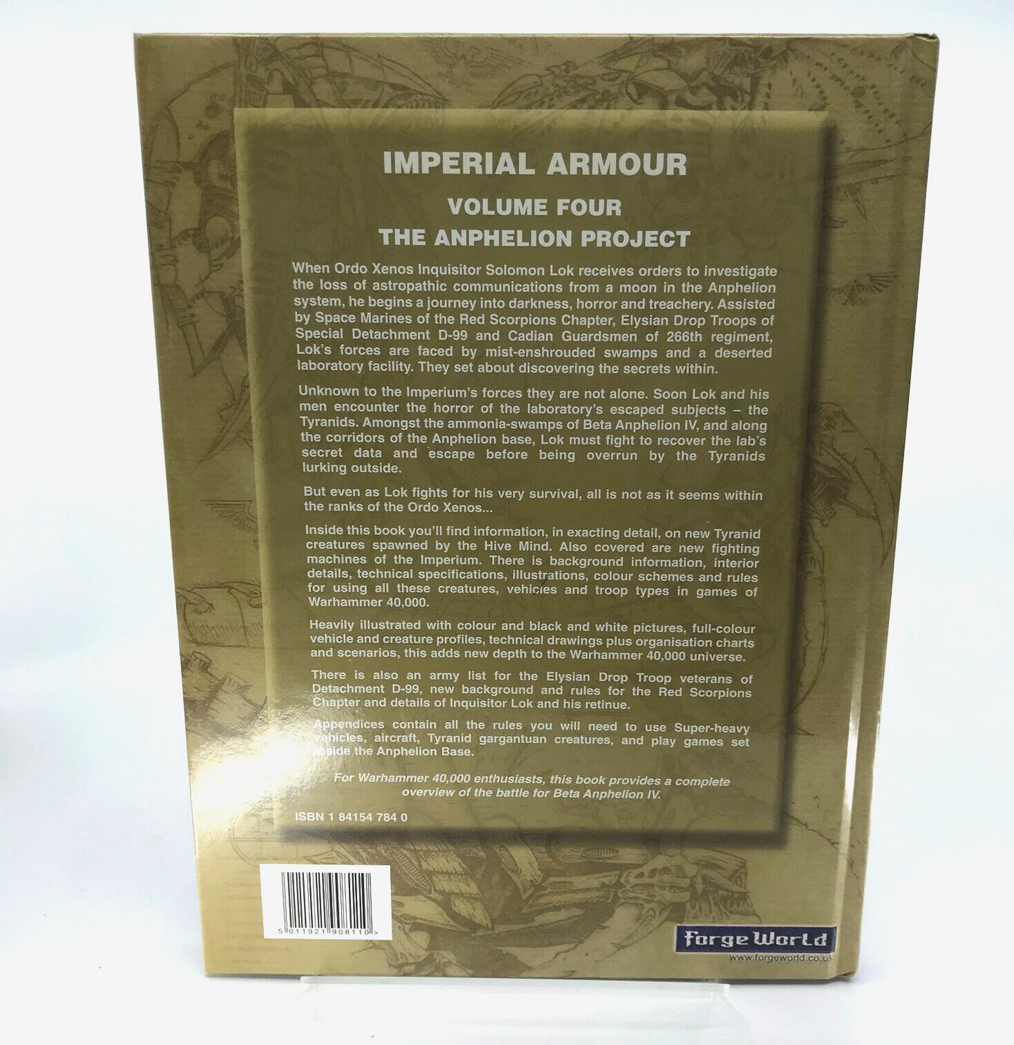 Imperial Armour Volume 4 - The Anphelion Project Warhammer Games Workshop M831