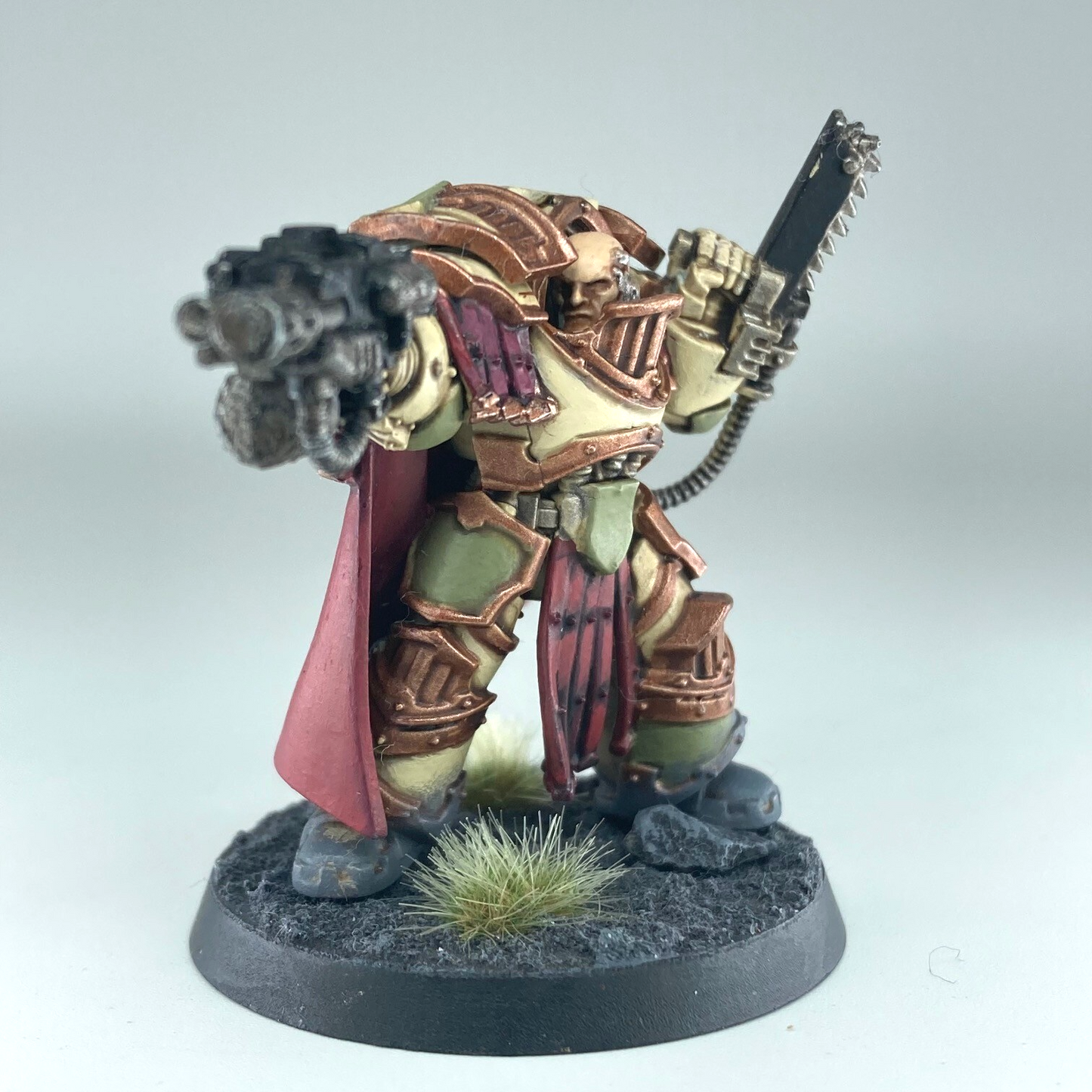 Legion Praetor In Cataphrctii Armour - Death Guard Horus Heresy Warhammer X10282
