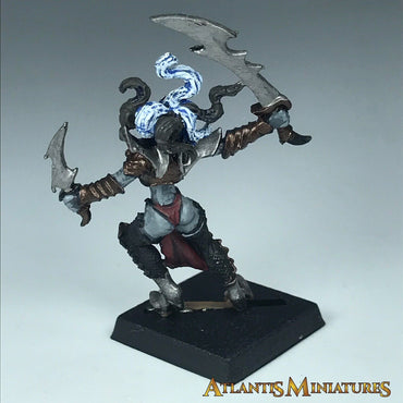 Metal Painted Dark Elf Elves Witch Elf - Warhammer Age of Sigmar X6390