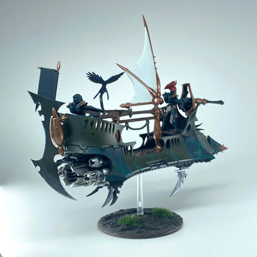 Drukhari Ravager Ship Dark Eldar - Painted - Warhammer 40K Games Workshop (3)
