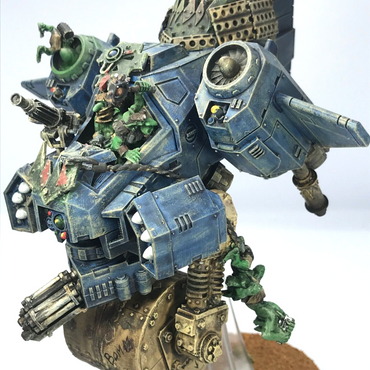 Grot Aircraft with Large Roller - Space Orks - Painted - Warhammer 40K