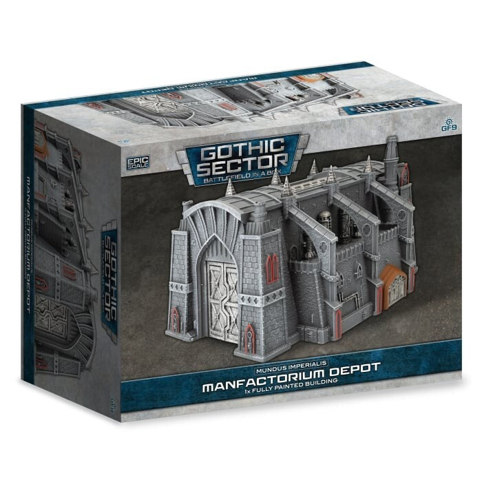 Mundus Imperialis Depot - Painted Epic Terrain - Brand New - Gothic Sector