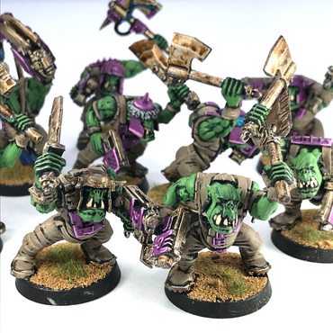 Classic Space Ork Boy Mob - Painted - Warhammer 40K C3649