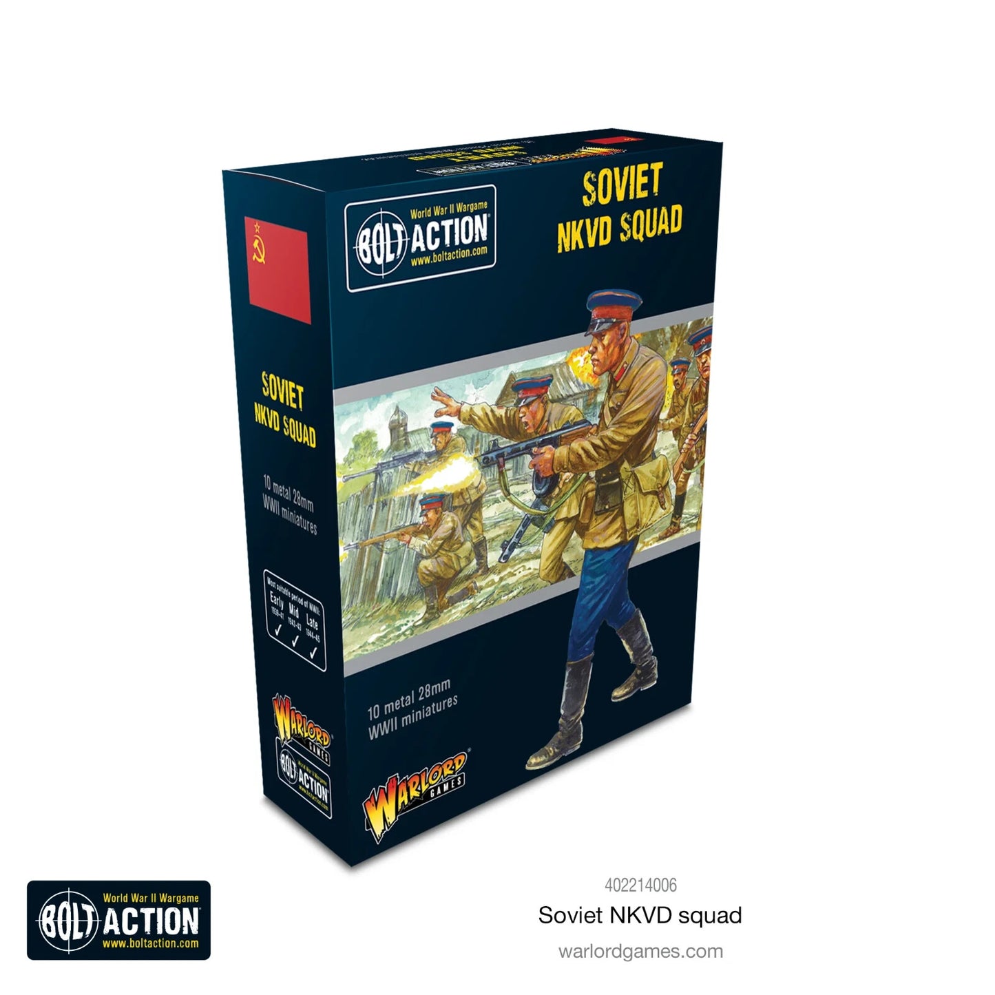Soviet NKVD Squad - Brand New - Warlord Games Bolt Action Miniatures