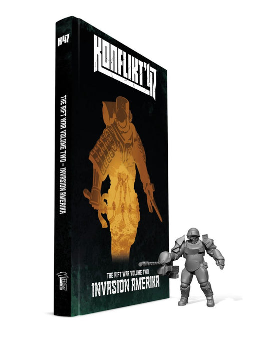 Pre-order: Invasion Amerika Rulebook - Konflikt '47 - Warlord Games - Brand New