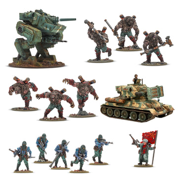 Pre-order: Soviet Bloc Starter Army - Konflikt '47 - Warlord Games